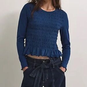 NEW Free People We The Free Sylvie Long Sleeve - Size S NWOT